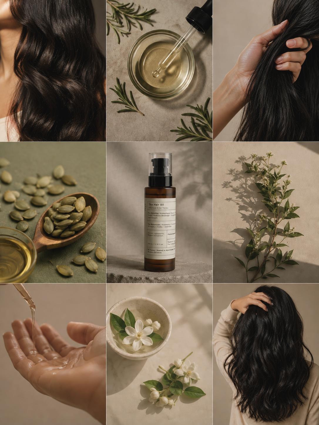 The Hair Oil | Daily Scalp & Hair Therapy – 100% Natural